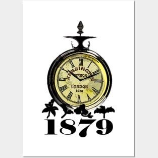 London Kensington Station Clock 1879 Posters and Art